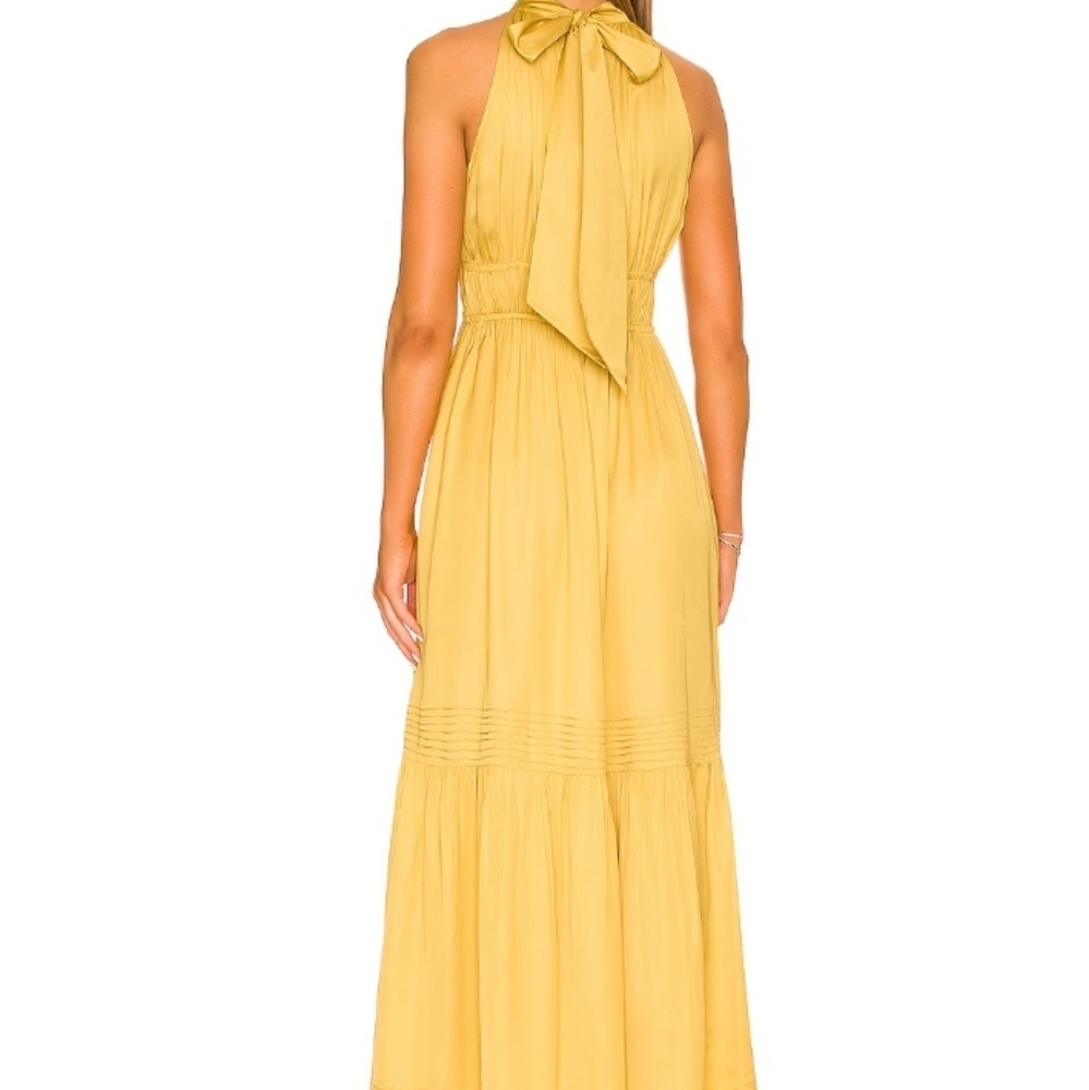 Cleobella - Margot Ankle Dress Chartreuse